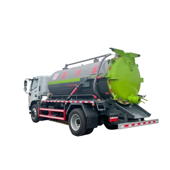 New Heavy-Duty Vacuum Large Capacity Septic Tank Truck Sewage Suction Dredging Cleaning Truck