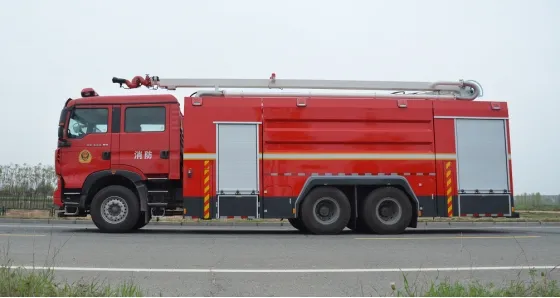 HOWO Automobile Large Water Tank Fire Truck for Campus Street Community Property Patrol and Rescue