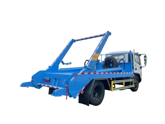 Durable Dongfeng Tianjing Swing Arm Type Garbage Truck Solution Truck