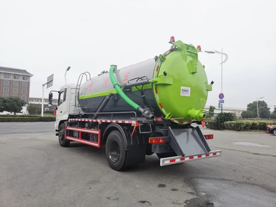 Durable Commercial Sewage Vacuum Truck with Powerful Jetting Features