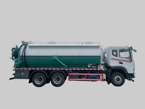 Commercial Heavy-Duty Sewage Truck with Powerful Suction Features