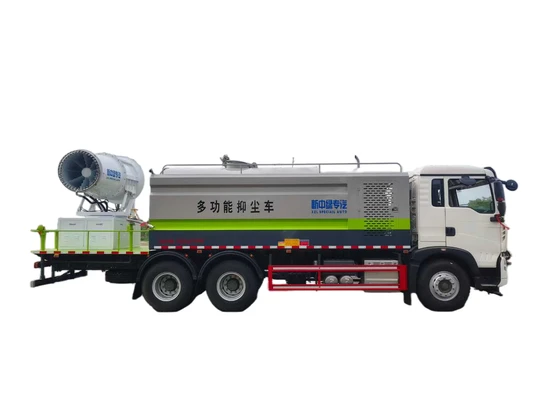 High-Capacity Water Truck with 60m Fog Cannon System