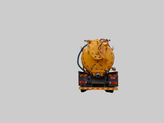 Commercial Heavy-Duty Sewage Truck with Powerful Vacuum Technology
