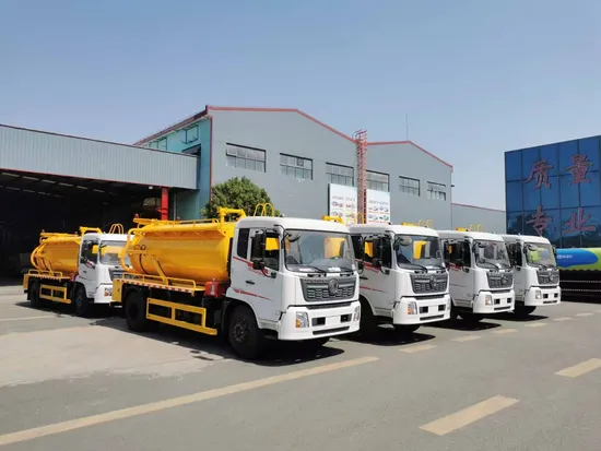 High-Performance 13cbm Dongfeng Fecal Suction Truck From China