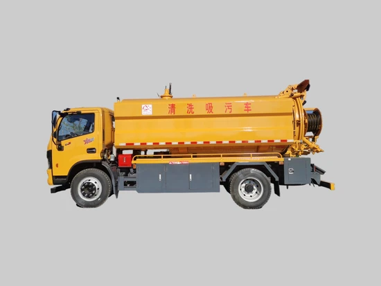 Heavy-Duty Sewage Suction Vacuum Truck with 13cbm Capacity