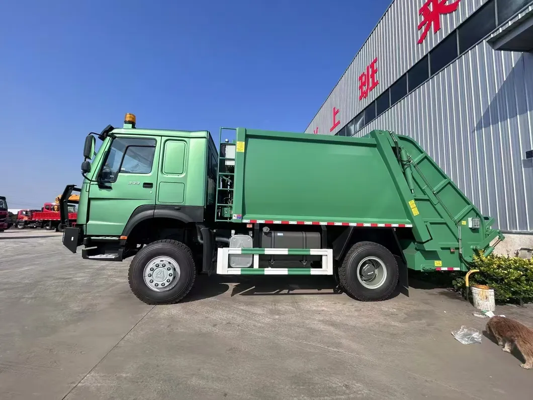 HOWO High-Performance Garbage Compactor Truck Rear Loading Garbage Truck for Sale