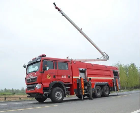 4*2 Diesel Water Tower Fire Fighting Vehicle