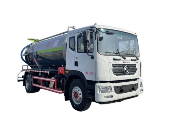 Reliable 13cbm High Quality Sewage Vacuum Tank Truck by Zhongjie