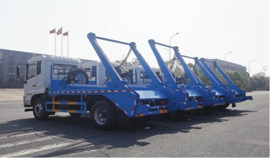 Efficient Dongfeng Garbage Truck with Custom Support Swing Arm Design