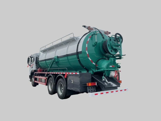 Commercial Heavy-Duty Sewage Truck with Powerful Suction Features