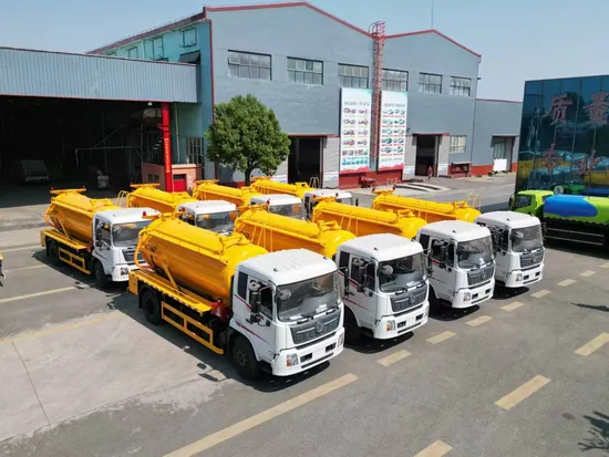 Durable 13cbm Sewage Suction Truck by Dongfeng, Made in China
