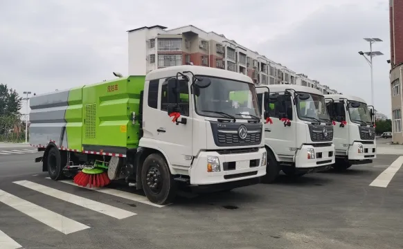 High-Performance Road Sweeper Truck with 7cbm Water Tank Capacity
