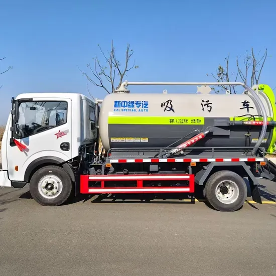 5cbm Dongfeng Industrial Vacuum Truck for Efficient Cleaning Solutions