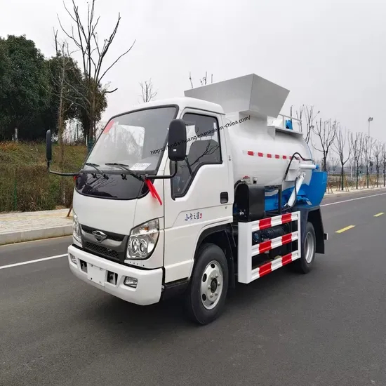 Eco-Friendly Electric Waste Disposal Truck for Efficient Kitchens