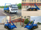 Dongfeng HOWO FAW 4X2 Garbage Truck Swing Arm Diesel Skip Loader Truck