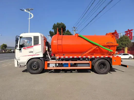 Durable Commercial Sewage Suction Truck for Fecal Waste Removal