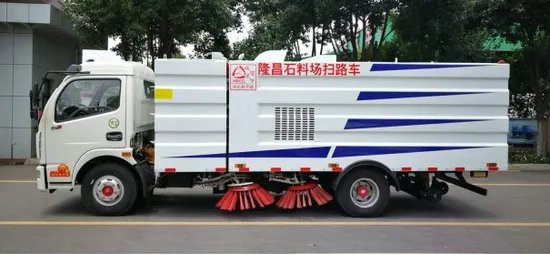 4*2 Road Sweeper Washer Dust Vacuum Truck Manufactured by Dedicated Producer