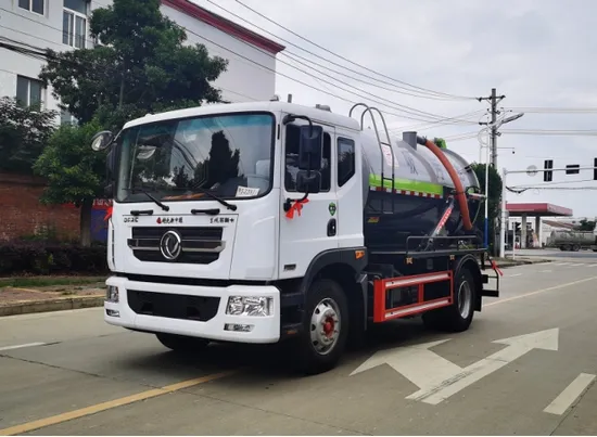 Robust Zhongjie 13cbm Sewage Vacuum Tank Truck, High Quality Design