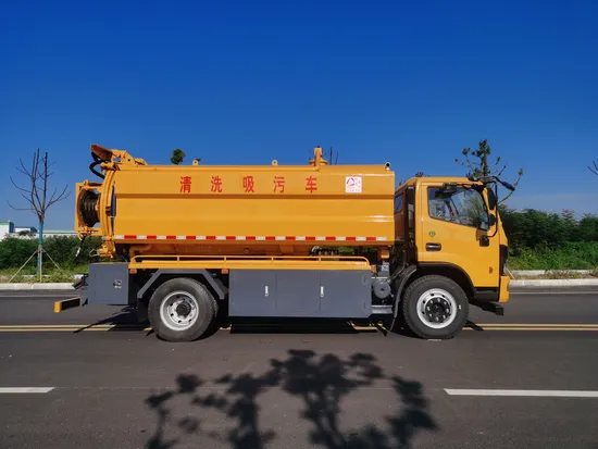 Large Capacity Sewage Suction Vacuum Truck for Tough Cleaning Tasks