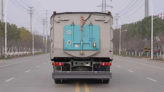 Advanced Efficient Street Sweeper Truck with 5cbm Garbage Volume Tank