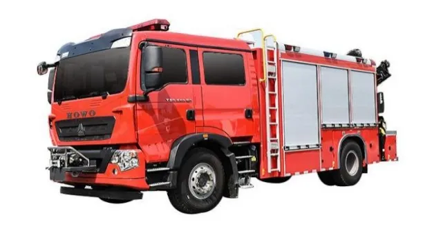 China Famous Brand HOWO 4*2 Fire Fighting Truck for Sale