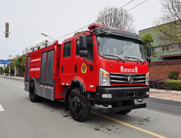 Affordable 5 Ton Left Hand Drive Water Foam Fire Truck