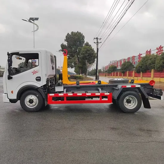 Dongfeng Skip Loader Garbage Truck Bin Trailer Garbage Trucks with Cheap Price