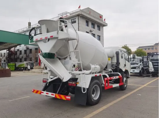 Small Concrete Mixer Trucks Mini Mobile Cement Mixing Car Price for Sale