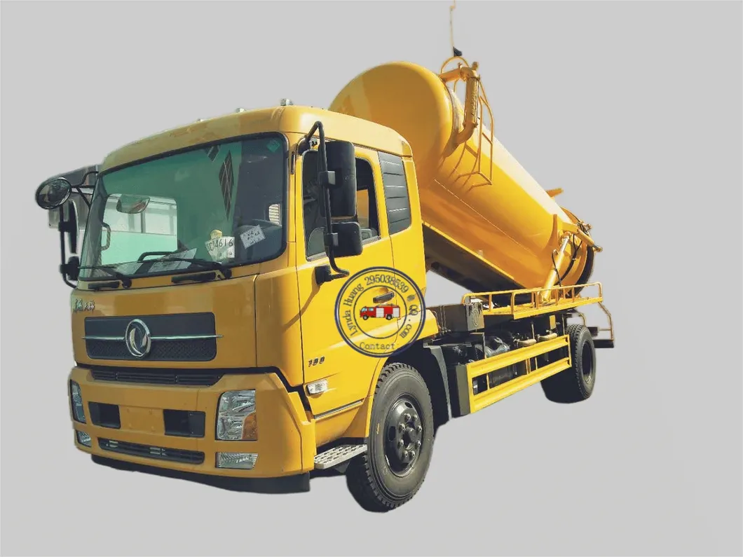 Sewer Cleaning Sludge Tank Fecal Waste Water Suction Sewage Vacuum Truck