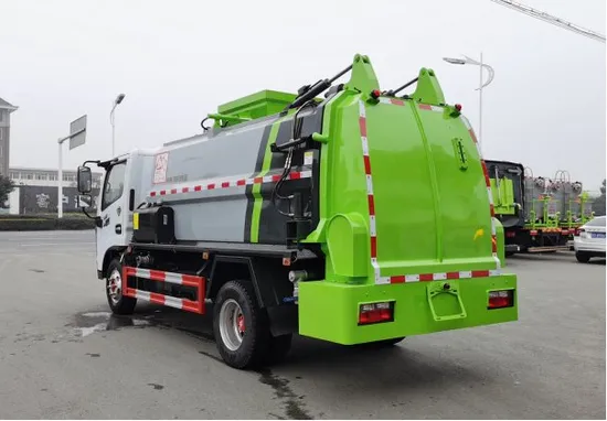 Large Capacity Rear Loading Compressed Garbage Truck