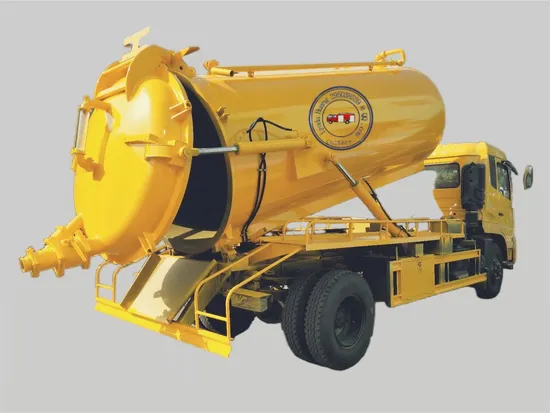 Sewer Cleaning Sludge Tank Fecal Waste Water Suction Sewage Vacuum Truck