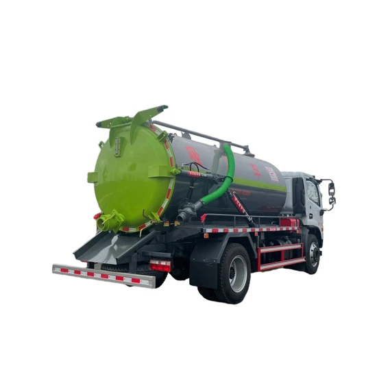 New Heavy-Duty Vacuum Large Capacity Septic Tank Truck Sewage Suction Dredging Cleaning Truck