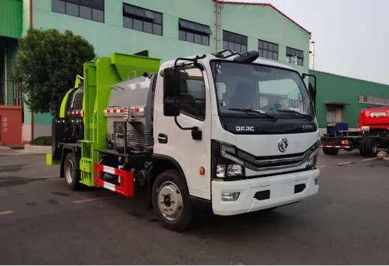 Rear Loader Waste Collect Municipal Sanitation Garbage Compactor Trucks