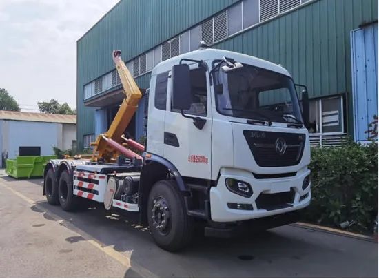 Heavy Duty Hook Arm Garbage Truck with Manual Transmission