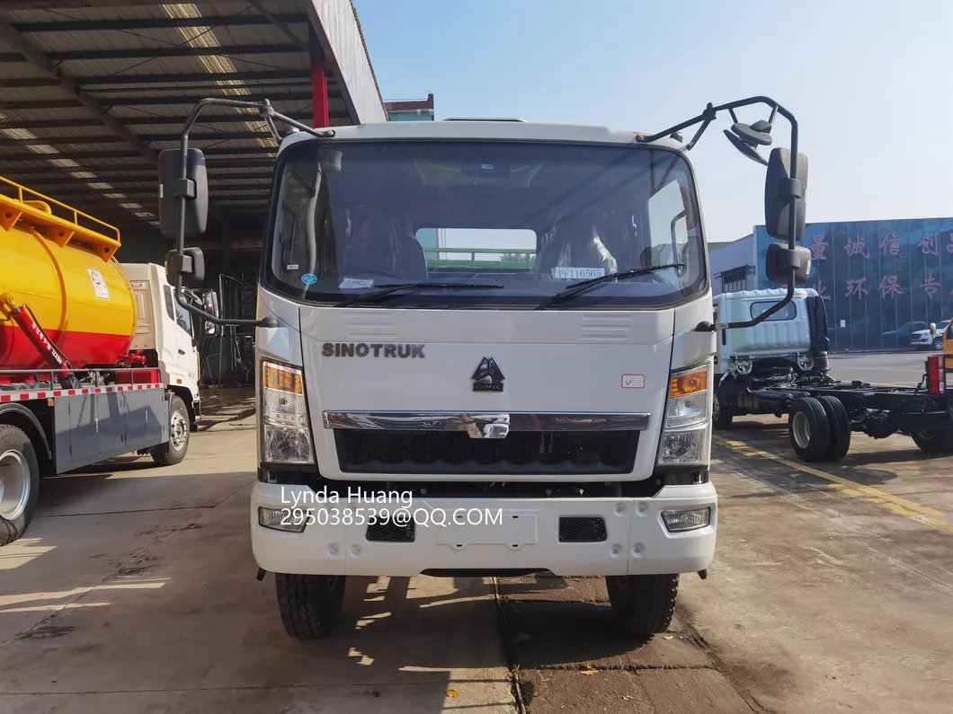 Cheap Price HOWO Rear Loader Garbage Truck with Swing Arm Collection System