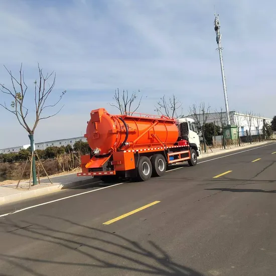 Advanced Large Capacity Sewage Suction Truck for Commercial Use