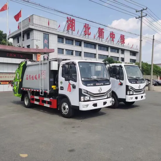 Garbage Compactor Truck Compression Garbage Truck Refuse Trashcollection Vehicle