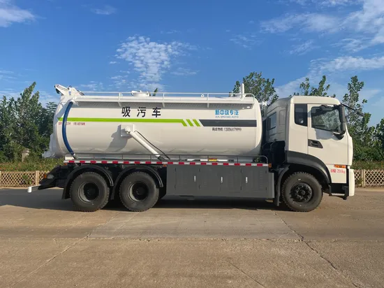 Commercial Heavy-Duty Sewage Suction Truck by Zhongjie, 13cbm Capacity