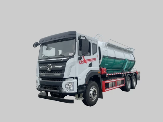 Commercial Heavy-Duty Sewage Truck with Powerful Suction Features