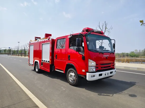 Isu Advanced Firefighting Response Vehicle for Efficient Rescue
