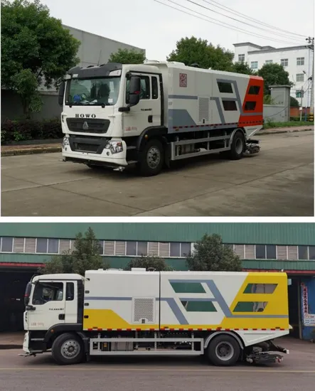Customized Heavy Duty 4X2 Roadway Sweeper for City Sanitation