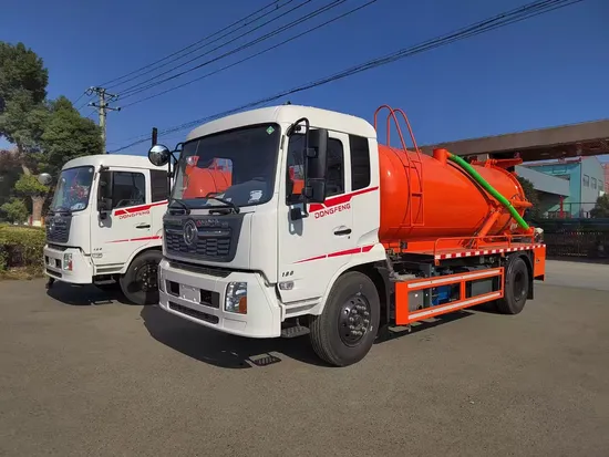 Durable Commercial Sewage Suction Truck for Fecal Waste Removal