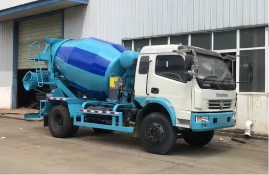 Small Concrete Mixer Trucks Mini Mobile Cement Mixing Car Price for Sale