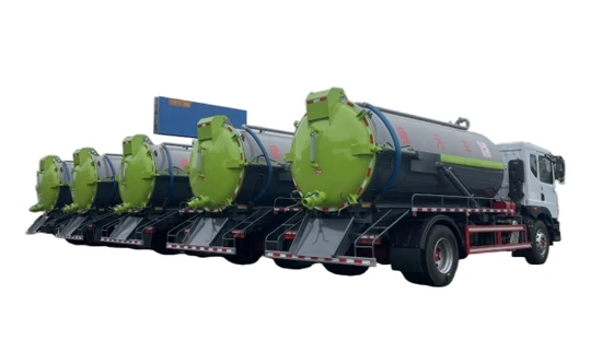 Reliable Zhongjie 13cbm High Quality Sewage Vacuum Tank Truck