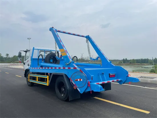 Efficient Dongfeng Skip Loader Garbage Truck Collection Swing Arm Waste Truck