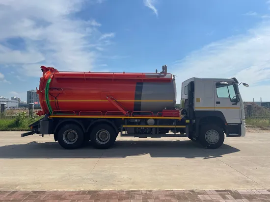 Zhongjie 13-25cbm Heavy Load Vacuum Sewer Truck