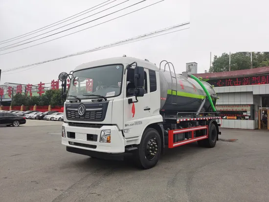 Robust Sewage Suction Truck for High-Pressure Waste Water Removal