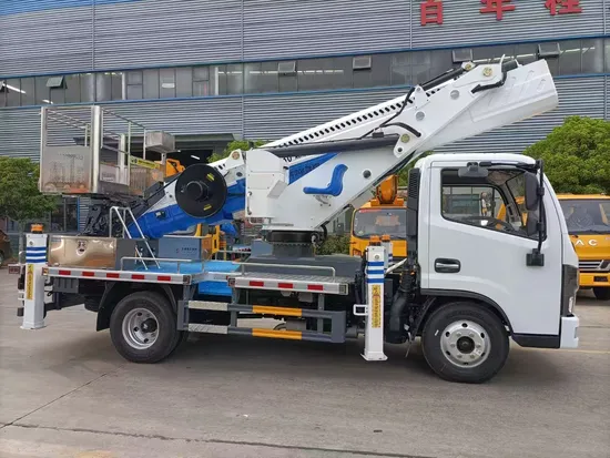 Sturdy Heavy-Duty Platform Truck with Professional 16m Aerial Lift Options