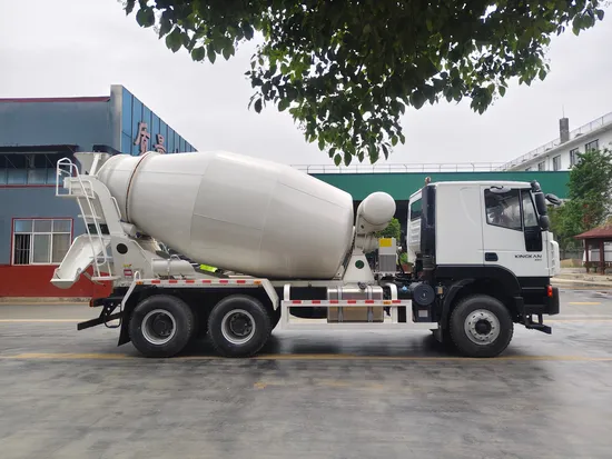 Durable Zhongjie Concrete Mixer Truck with Powerful Hydraulic Power System