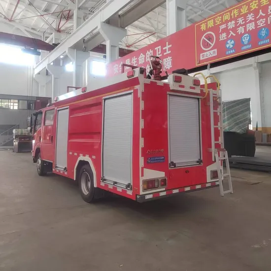 High-Performance Isu Emergency Fire Truck for Quick Response